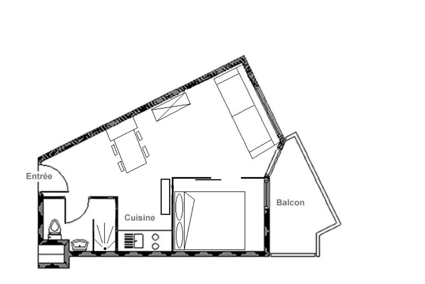 Residence Median - Appartement Confortable - Proche Des Pistes - Balcon Mae-3584 Saint-Martin-de-Belleville Exteriör bild